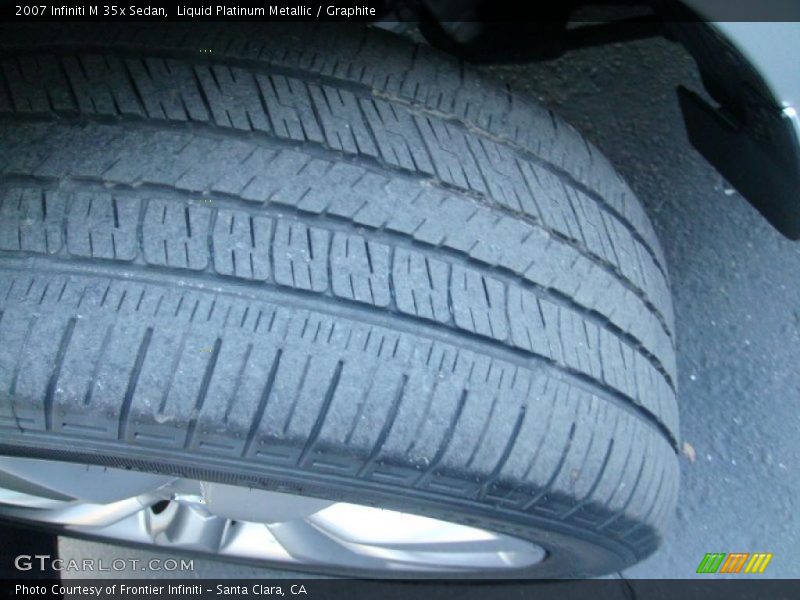 Liquid Platinum Metallic / Graphite 2007 Infiniti M 35x Sedan