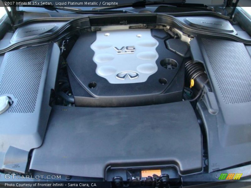Liquid Platinum Metallic / Graphite 2007 Infiniti M 35x Sedan