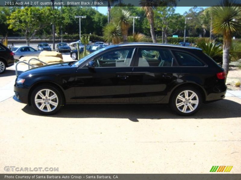 Brilliant Black / Black 2011 Audi A4 2.0T quattro Avant