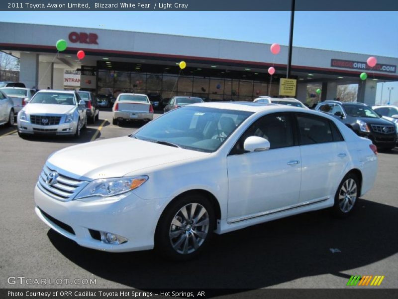 Blizzard White Pearl / Light Gray 2011 Toyota Avalon Limited