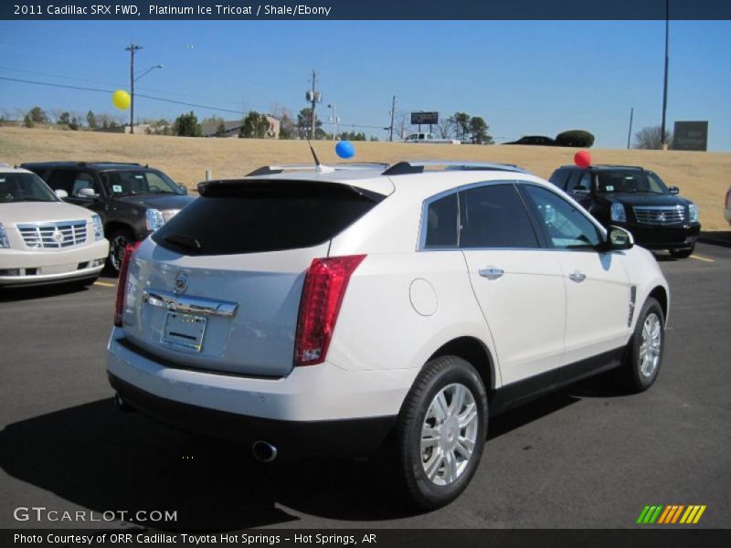 Platinum Ice Tricoat / Shale/Ebony 2011 Cadillac SRX FWD