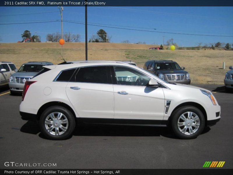 Platinum Ice Tricoat / Shale/Ebony 2011 Cadillac SRX FWD