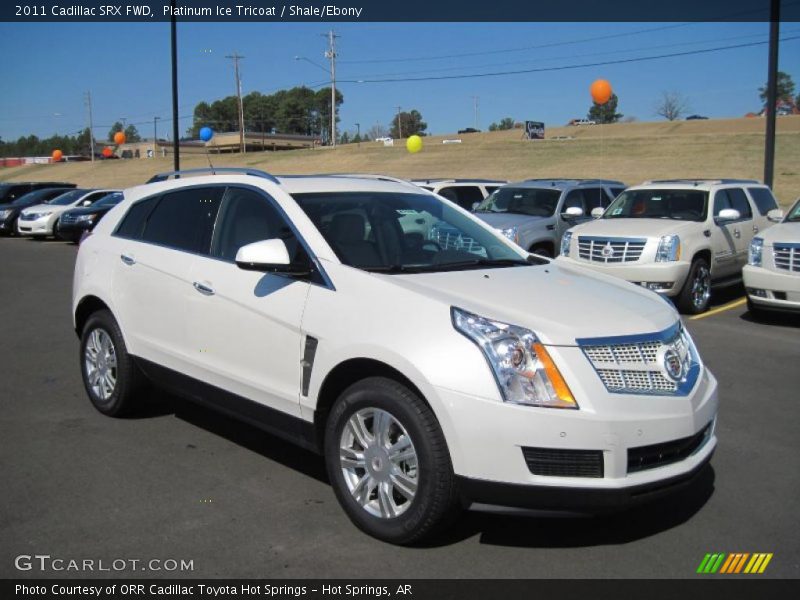 Platinum Ice Tricoat / Shale/Ebony 2011 Cadillac SRX FWD