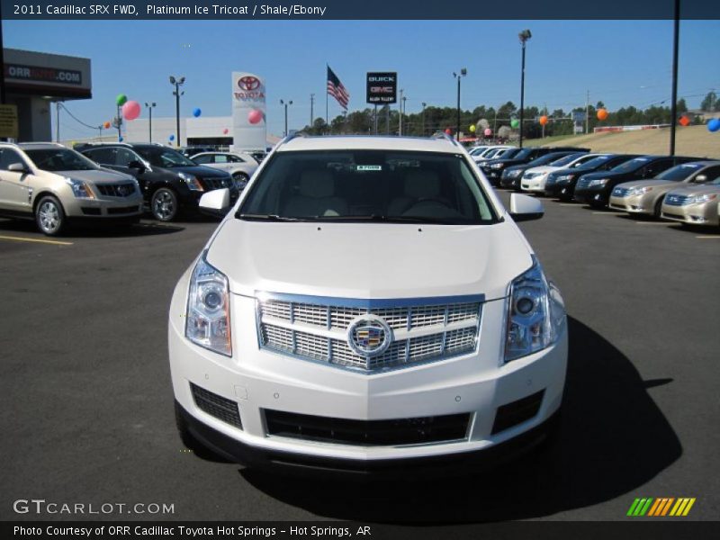 Platinum Ice Tricoat / Shale/Ebony 2011 Cadillac SRX FWD