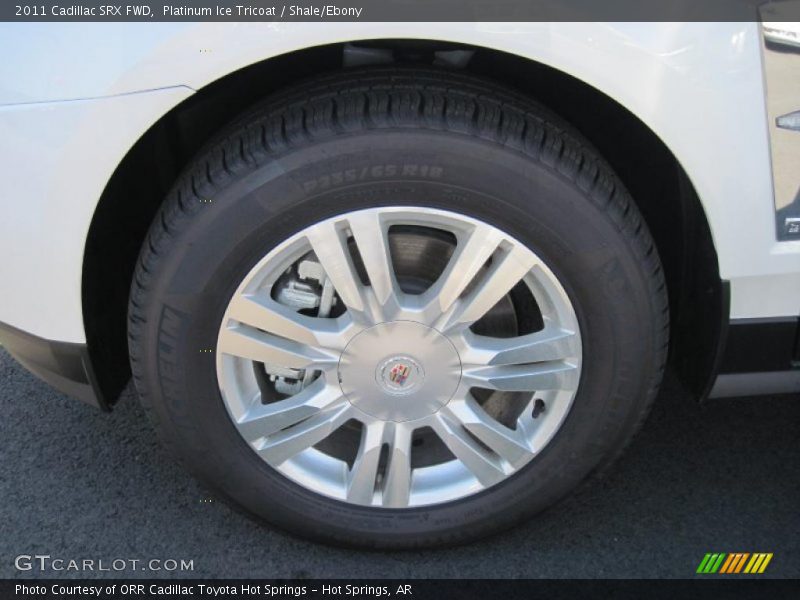 Platinum Ice Tricoat / Shale/Ebony 2011 Cadillac SRX FWD