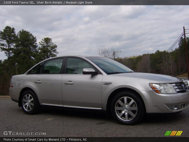 Silver Birch Metallic / Medium Light Stone 2008 Ford Taurus SEL