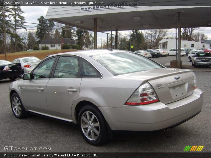 Silver Birch Metallic / Medium Light Stone 2008 Ford Taurus SEL