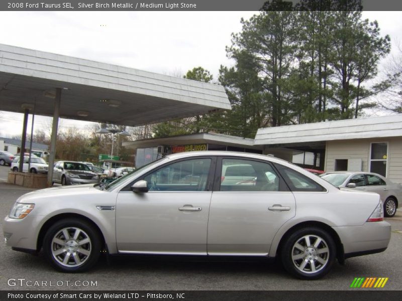 Silver Birch Metallic / Medium Light Stone 2008 Ford Taurus SEL