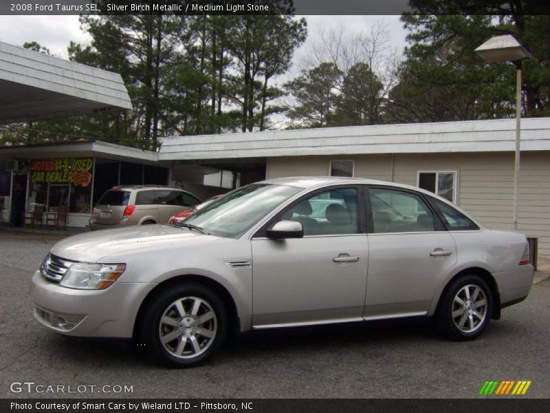 Silver Birch Metallic / Medium Light Stone 2008 Ford Taurus SEL