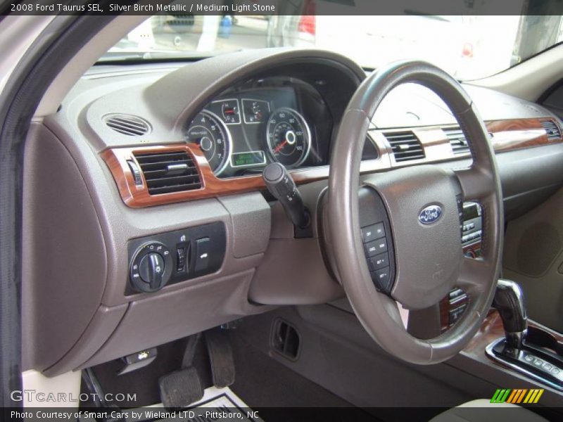 Silver Birch Metallic / Medium Light Stone 2008 Ford Taurus SEL