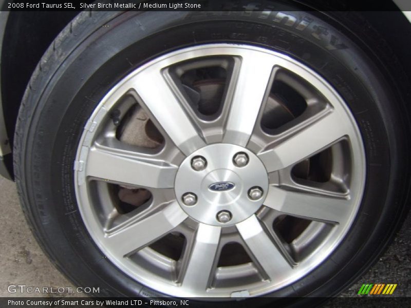 Silver Birch Metallic / Medium Light Stone 2008 Ford Taurus SEL