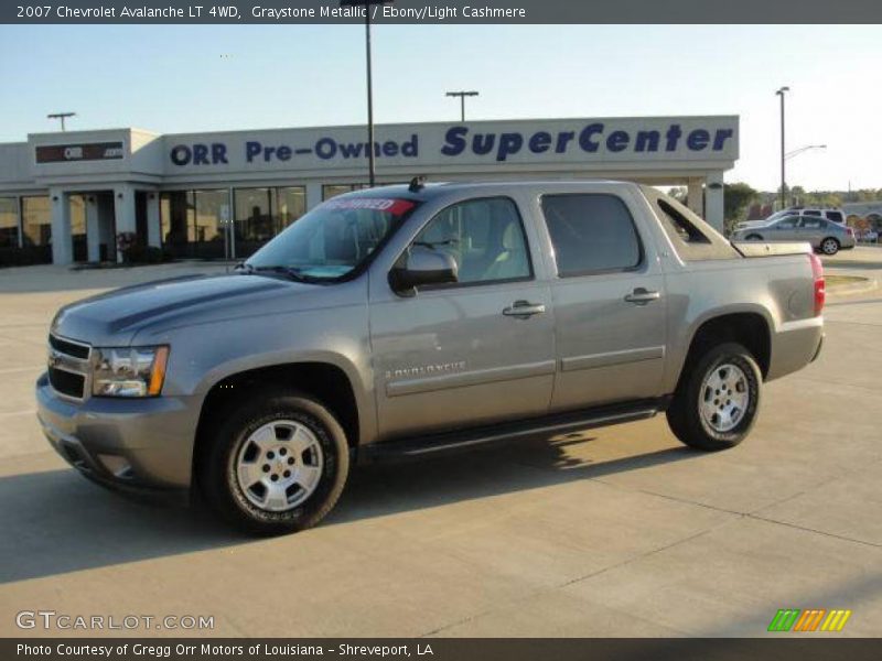 Graystone Metallic / Ebony/Light Cashmere 2007 Chevrolet Avalanche LT 4WD
