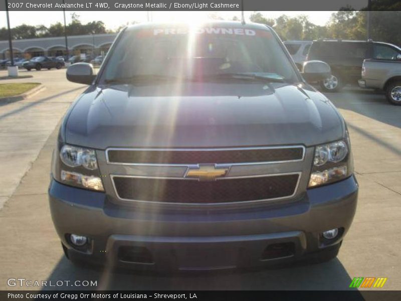 Graystone Metallic / Ebony/Light Cashmere 2007 Chevrolet Avalanche LT 4WD