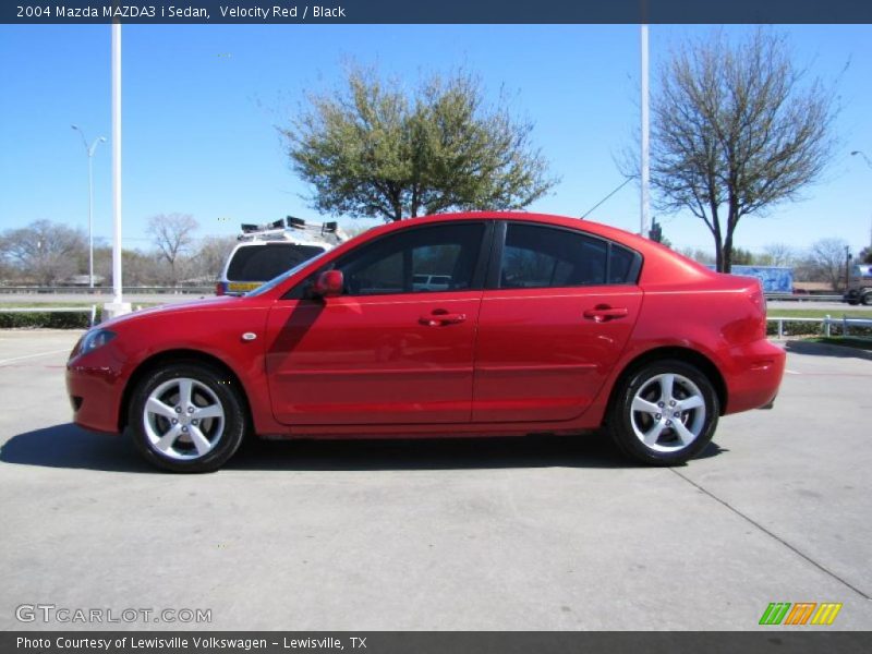 Velocity Red / Black 2004 Mazda MAZDA3 i Sedan
