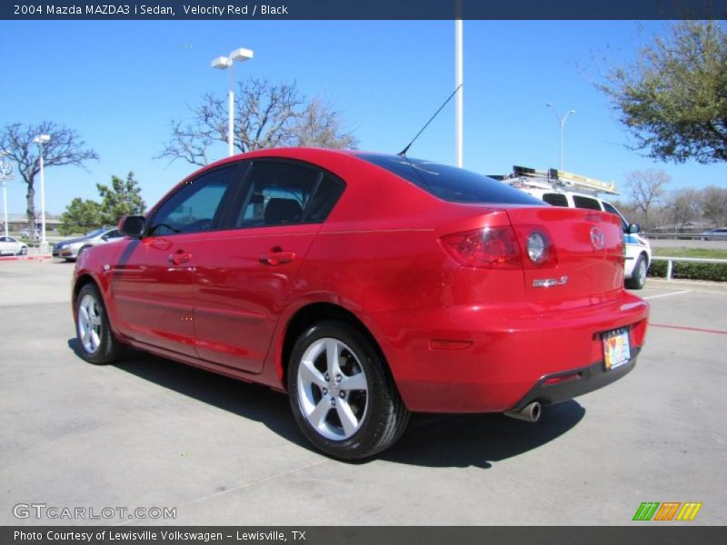 Velocity Red / Black 2004 Mazda MAZDA3 i Sedan