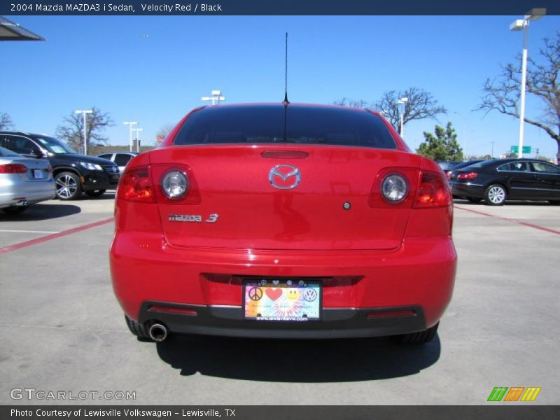 Velocity Red / Black 2004 Mazda MAZDA3 i Sedan