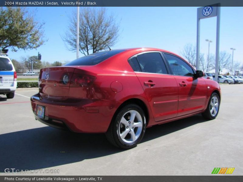 Velocity Red / Black 2004 Mazda MAZDA3 i Sedan