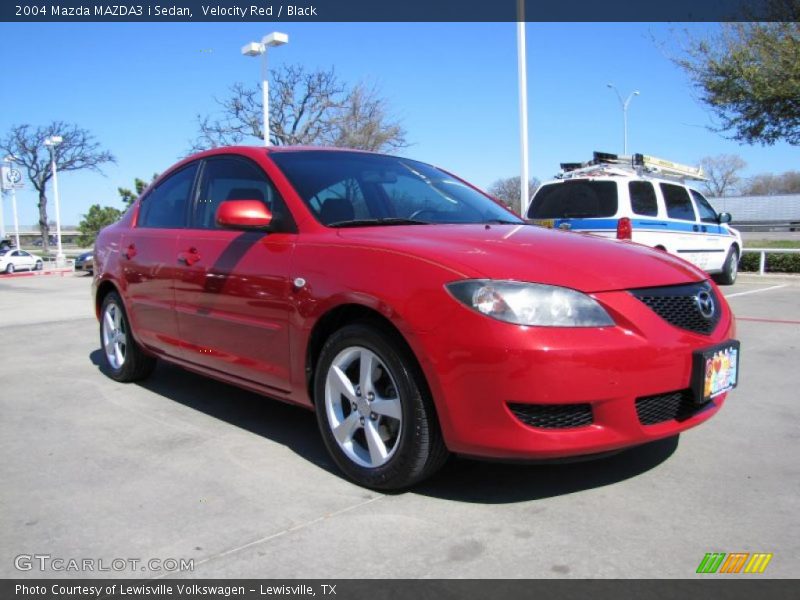 Velocity Red / Black 2004 Mazda MAZDA3 i Sedan