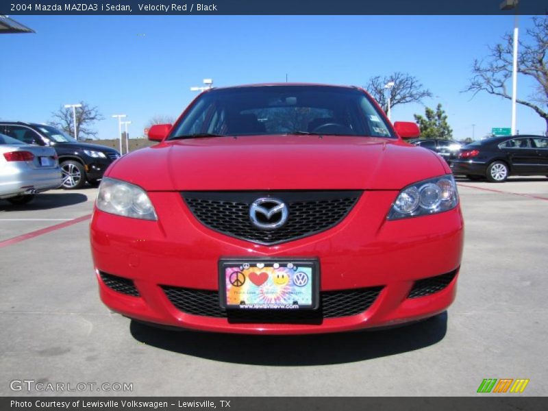 Velocity Red / Black 2004 Mazda MAZDA3 i Sedan