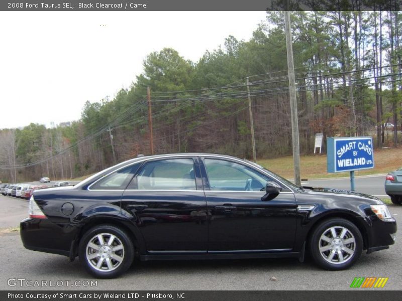 Black Clearcoat / Camel 2008 Ford Taurus SEL