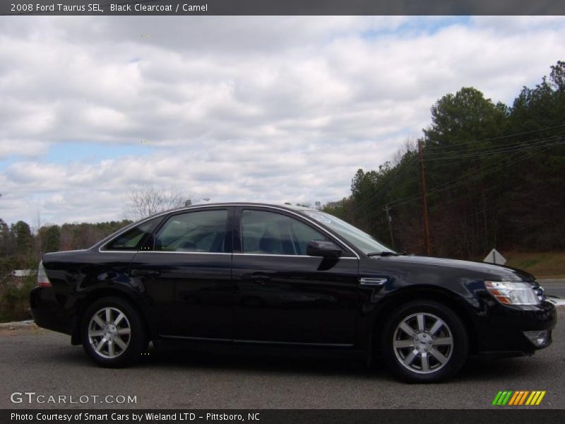Black Clearcoat / Camel 2008 Ford Taurus SEL