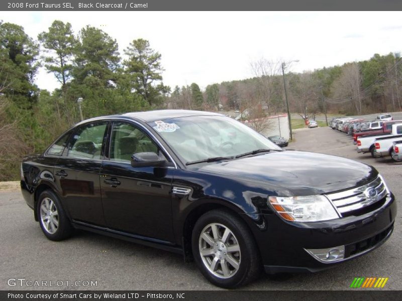 Black Clearcoat / Camel 2008 Ford Taurus SEL