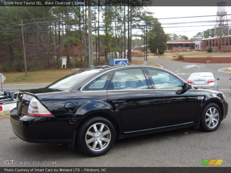 Black Clearcoat / Camel 2008 Ford Taurus SEL