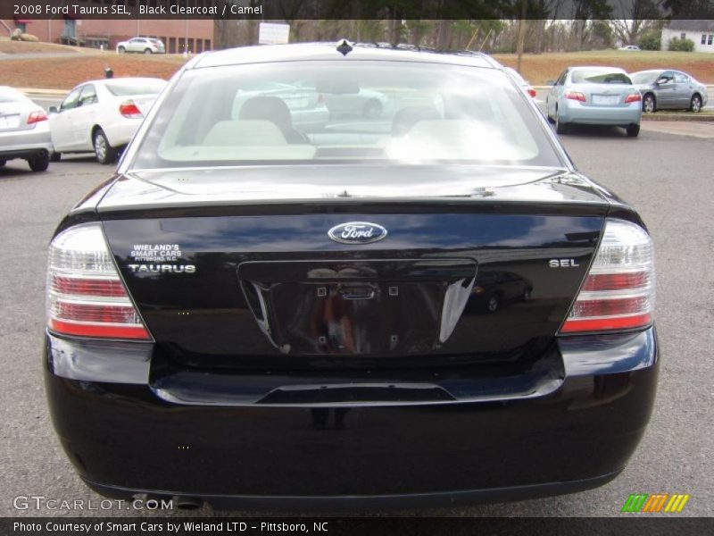Black Clearcoat / Camel 2008 Ford Taurus SEL