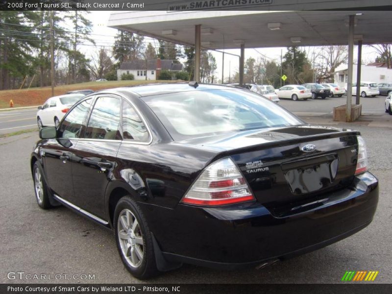 Black Clearcoat / Camel 2008 Ford Taurus SEL