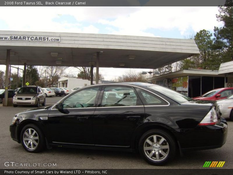 Black Clearcoat / Camel 2008 Ford Taurus SEL