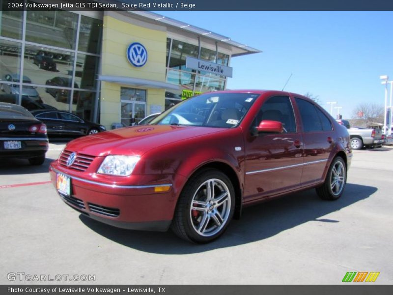 Spice Red Metallic / Beige 2004 Volkswagen Jetta GLS TDI Sedan