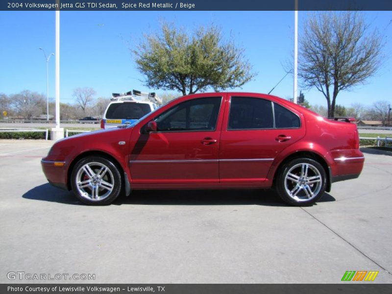 Spice Red Metallic / Beige 2004 Volkswagen Jetta GLS TDI Sedan