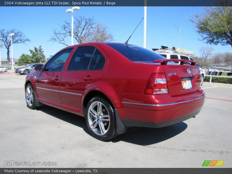 Spice Red Metallic / Beige 2004 Volkswagen Jetta GLS TDI Sedan