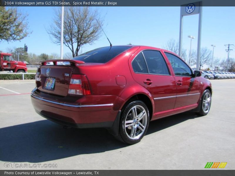 Spice Red Metallic / Beige 2004 Volkswagen Jetta GLS TDI Sedan