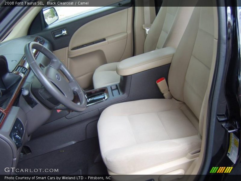Black Clearcoat / Camel 2008 Ford Taurus SEL