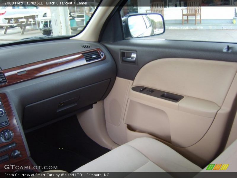 Black Clearcoat / Camel 2008 Ford Taurus SEL