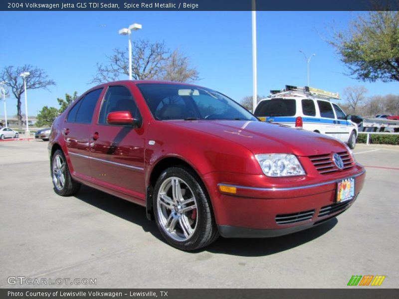 Spice Red Metallic / Beige 2004 Volkswagen Jetta GLS TDI Sedan
