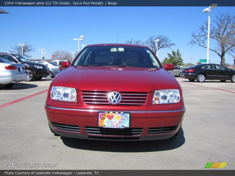 Spice Red Metallic / Beige 2004 Volkswagen Jetta GLS TDI Sedan