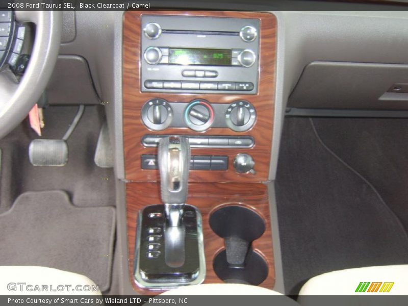 Black Clearcoat / Camel 2008 Ford Taurus SEL