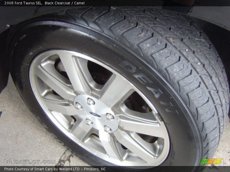 Black Clearcoat / Camel 2008 Ford Taurus SEL