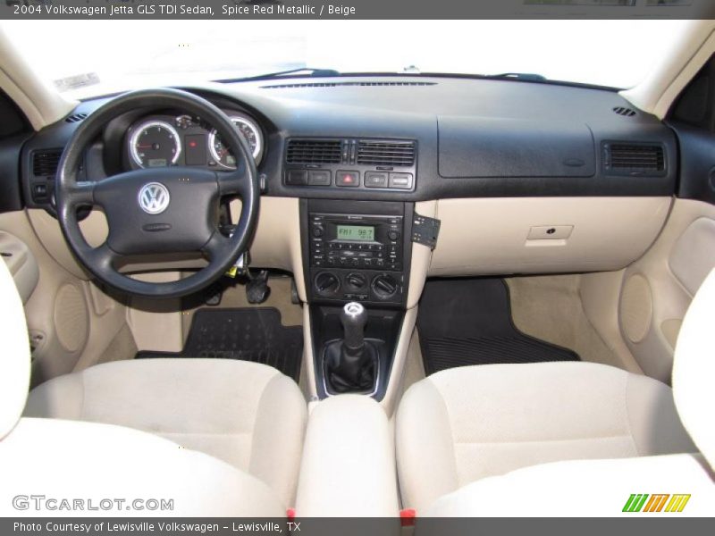 Dashboard of 2004 Jetta GLS TDI Sedan