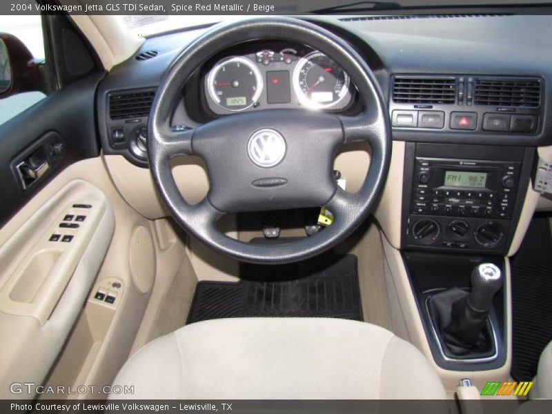 Spice Red Metallic / Beige 2004 Volkswagen Jetta GLS TDI Sedan