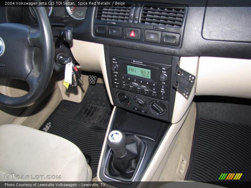 Controls of 2004 Jetta GLS TDI Sedan