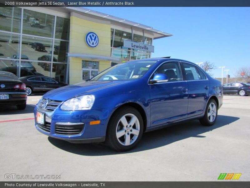Laser Blue Metallic / Anthracite Black 2008 Volkswagen Jetta SE Sedan