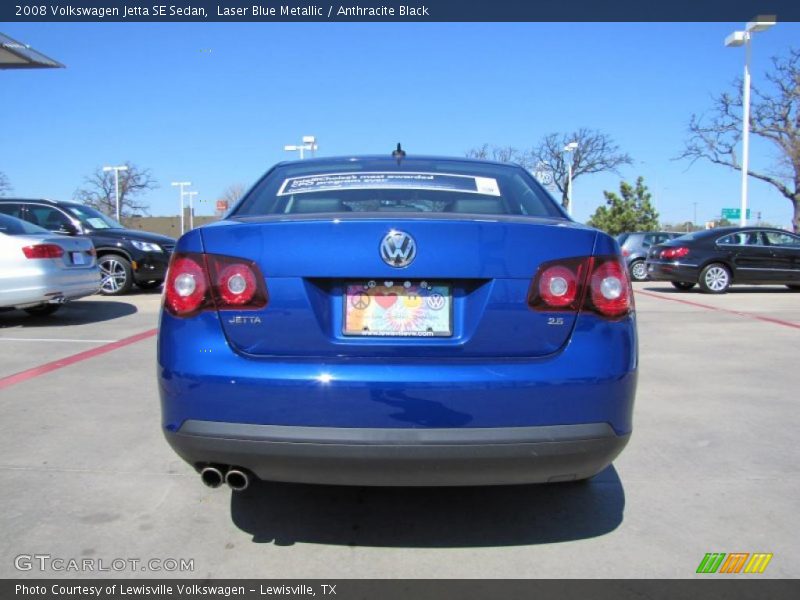 Laser Blue Metallic / Anthracite Black 2008 Volkswagen Jetta SE Sedan