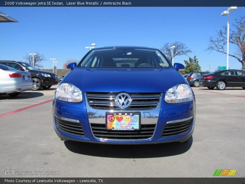 Laser Blue Metallic / Anthracite Black 2008 Volkswagen Jetta SE Sedan