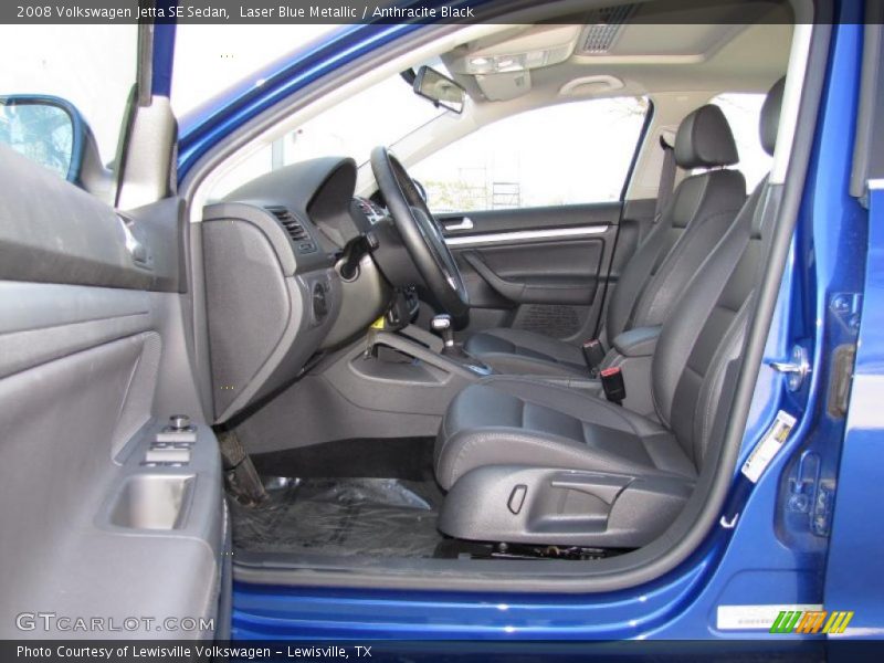 Laser Blue Metallic / Anthracite Black 2008 Volkswagen Jetta SE Sedan