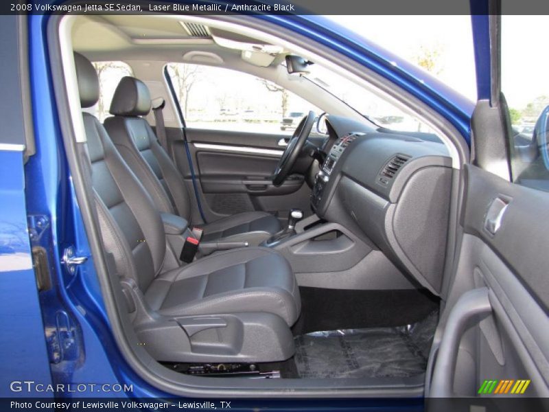 Laser Blue Metallic / Anthracite Black 2008 Volkswagen Jetta SE Sedan