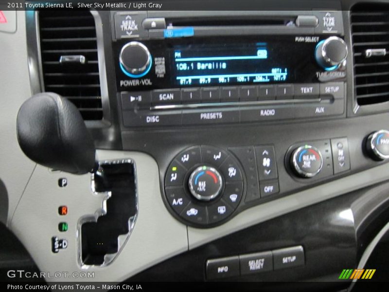 Silver Sky Metallic / Light Gray 2011 Toyota Sienna LE