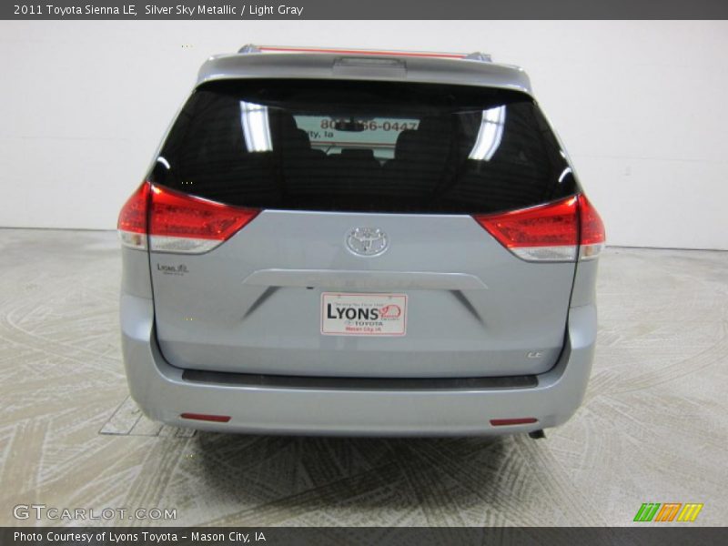 Silver Sky Metallic / Light Gray 2011 Toyota Sienna LE